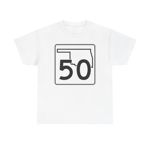 Oklahoma State Highway 50 (Oklahoma) (Road Sign) T-Shirt