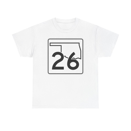 Oklahoma State Highway 26 (Oklahoma) (Road Sign) T-Shirt