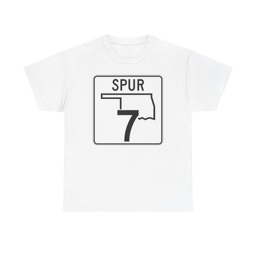 Oklahoma State Highway 7 Spur (Oklahoma) (Road Sign) T-Shirt