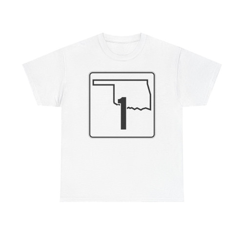 Oklahoma State Highway 1 (Oklahoma) (Road Sign) T-Shirt