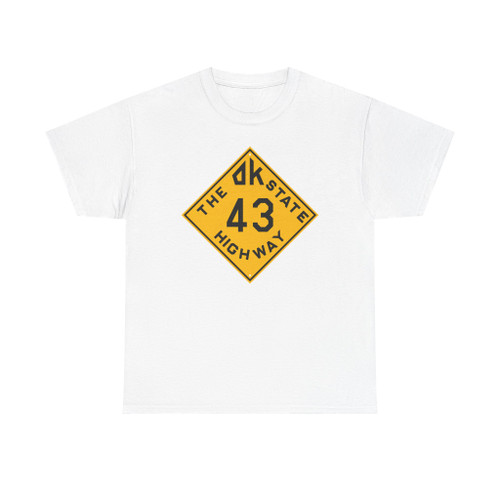 Oklahoma 43 1924 (Oklahoma) (Road Sign) T-Shirt