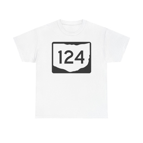 OH-124 (Ohio) (Road Sign) T-Shirt