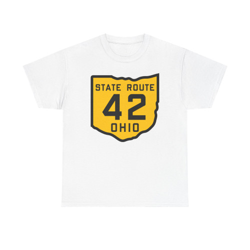 OH-42 1920 (Ohio) (Road Sign) T-Shirt