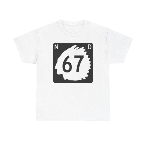 North Dakota 67 (North Dakota) (Road Sign) T-Shirt