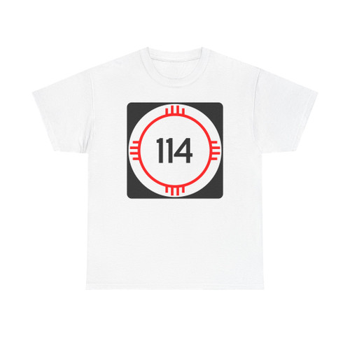 New Mexico 114 (New Mexico) (Road Sign) T-Shirt