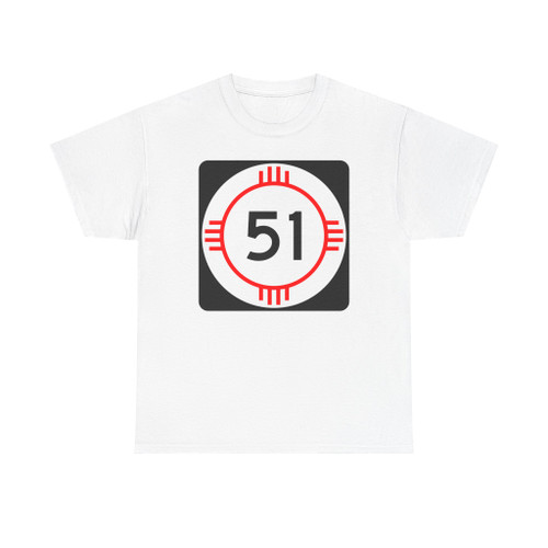 New Mexico 51 (New Mexico) (Road Sign) T-Shirt