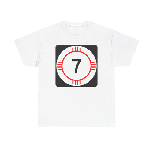 New Mexico 7 (New Mexico) (Road Sign) T-Shirt