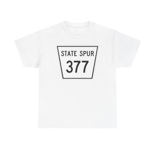 Nebraska State Spur 377 (Nebraska) (Road Sign) T-Shirt
