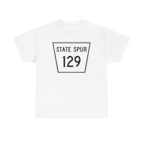 Nebraska State Spur 129 (Nebraska) (Road Sign) T-Shirt