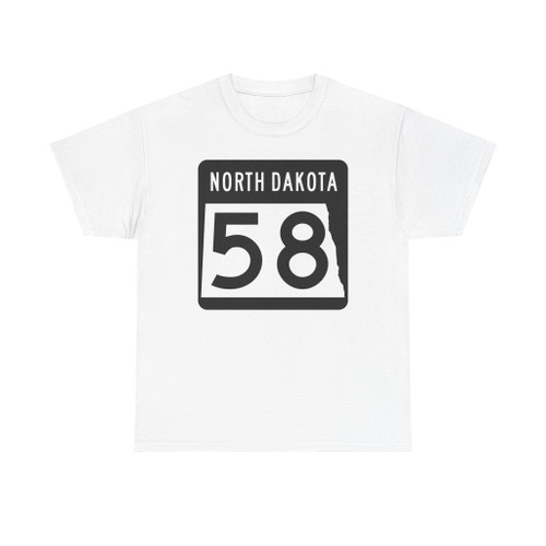 ND-58 2015 (North Dakota) (Road Sign) T-Shirt