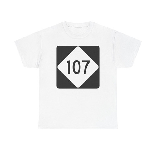 NC 107 (North Carolina) (Road Sign) T-Shirt