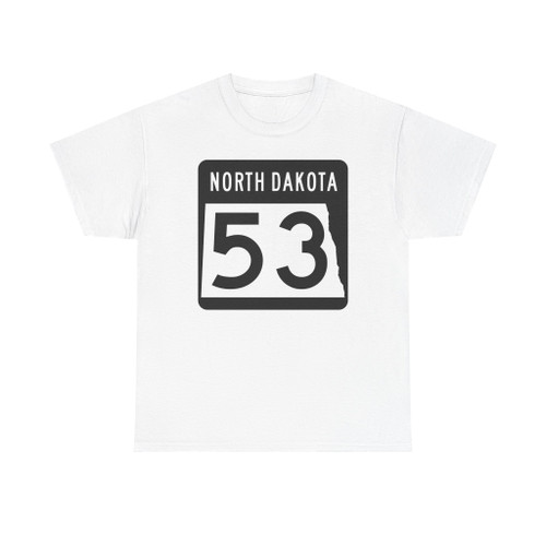 ND-53 2015 (North Dakota) (Road Sign) T-Shirt