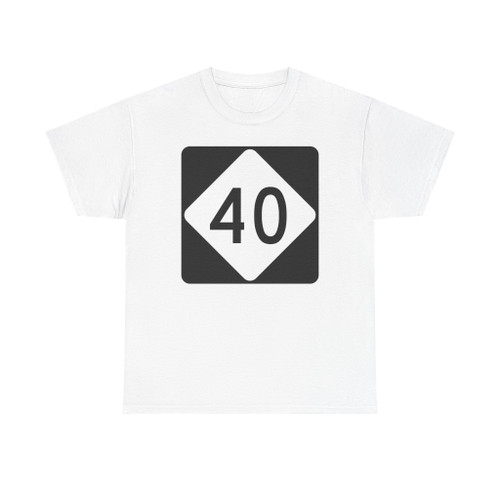 NC 40 (North Carolina) (Road Sign) T-Shirt