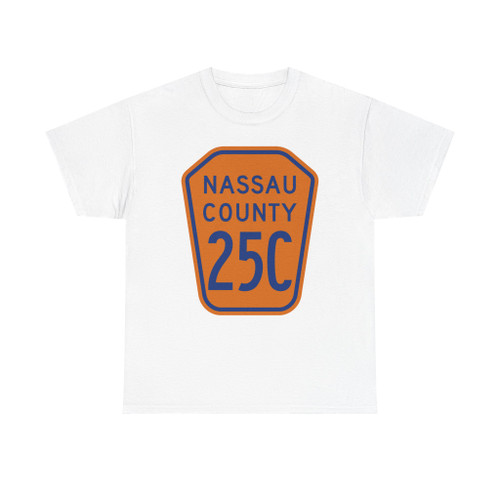 Nassau County 25C NY (New York) (Road Sign) T-Shirt