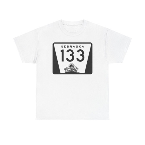 N-133 (Nebraska) (Road Sign) T-Shirt