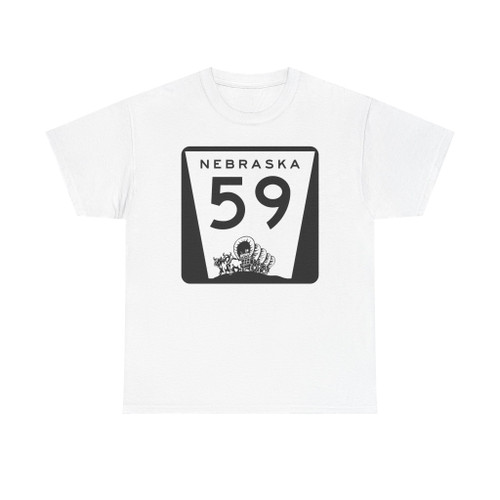 N-59 (Nebraska) (Road Sign) T-Shirt