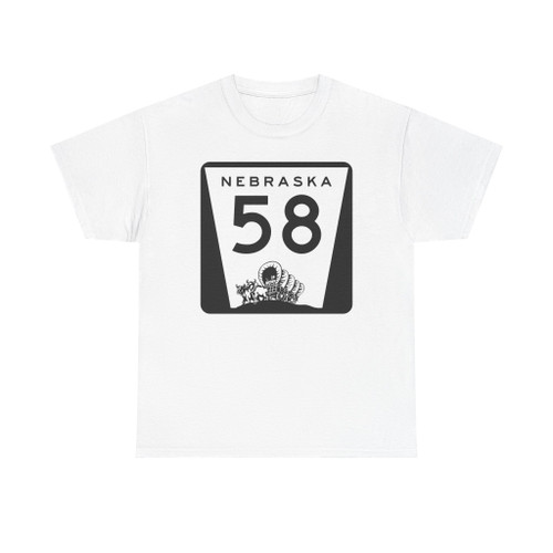 N-58 (Nebraska) (Road Sign) T-Shirt