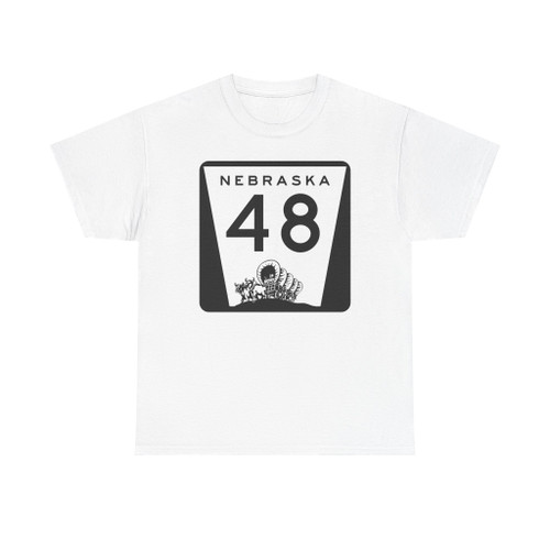N-48 (Nebraska) (Road Sign) T-Shirt