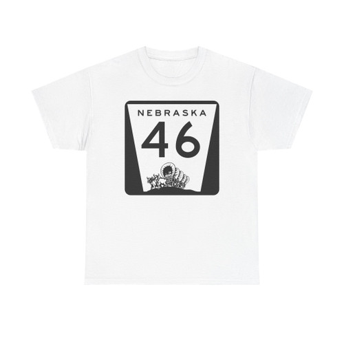 N-46 (Nebraska) (Road Sign) T-Shirt