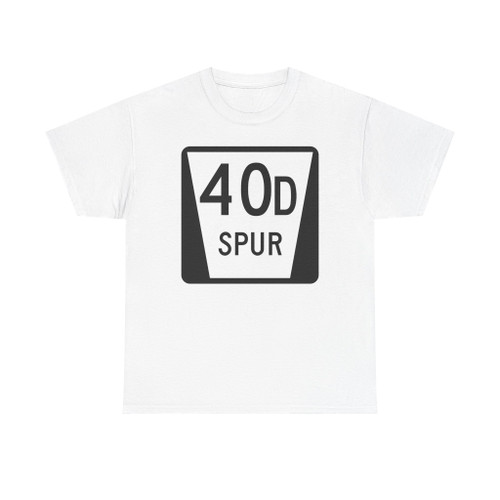 N SPUR 40D (Nebraska) (Road Sign) T-Shirt