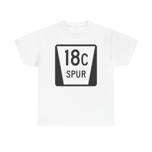 N SPUR 18C (Nebraska) (Road Sign) T-Shirt