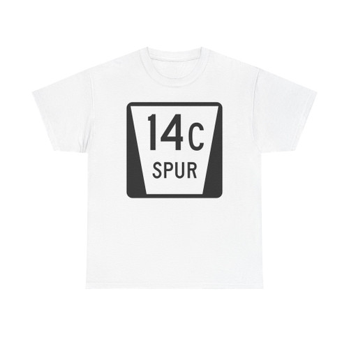 N SPUR 14C (Nebraska) (Road Sign) T-Shirt