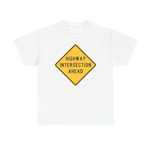 MUTCD-TX W2-1aT (Texas) (Road Sign) T-Shirt