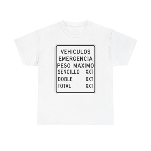 MUTCD-PR R12-7 (Puerto Rico) (Road Sign) T-Shirt