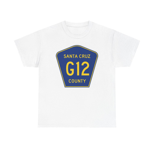 Santa Cruz County G12 (California) (Road Sign) T-Shirt