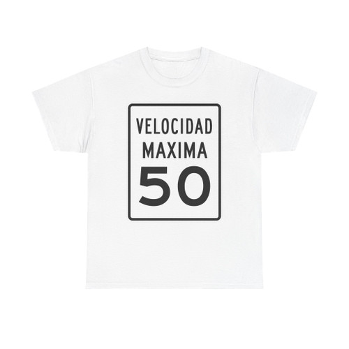 MUTCD-PR R2-1-50 (Puerto Rico) (Road Sign) T-Shirt