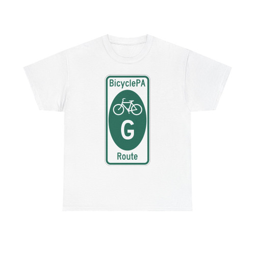 PA Bike Route G (Pennsylvania) (Road Sign) T-Shirt