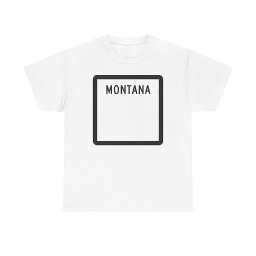 MT-blank (Montana) (Road Sign) T-Shirt