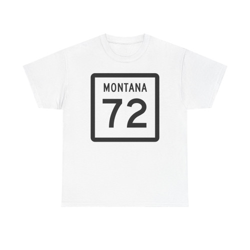 MT-72 (Montana) (Road Sign) T-Shirt