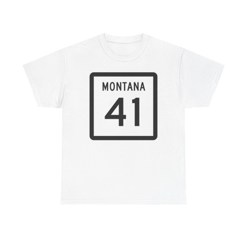 MT-41 (Montana) (Road Sign) T-Shirt