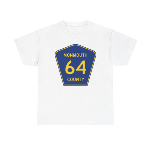 Monmouth County Route 64 NJ (New Jersey) (Road Sign) T-Shirt