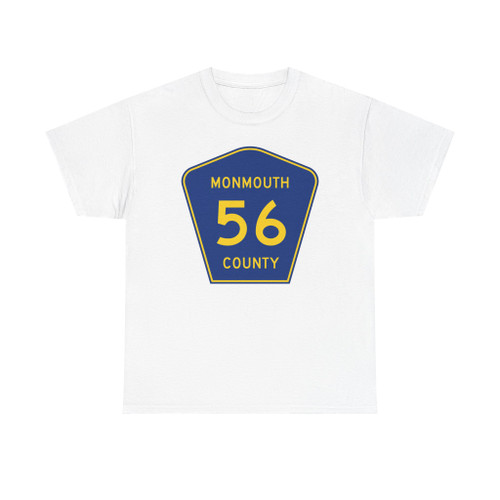 Monmouth County Route 56 NJ (New Jersey) (Road Sign) T-Shirt