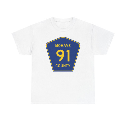 Mohave County 91 (Arizona) (Road Sign) T-Shirt