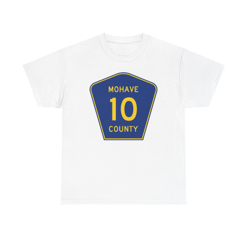 Mohave County 10 (Arizona) (Road Sign) T-Shirt