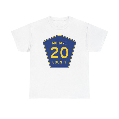 Mohave County 20 (Arizona) (Road Sign) T-Shirt