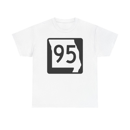 MO-95 (Missouri) (Road Sign) T-Shirt