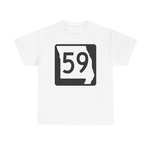 MO-59 (Missouri) (Road Sign) T-Shirt