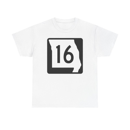MO-16 (Missouri) (Road Sign) T-Shirt
