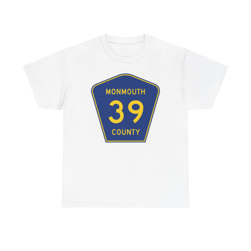 Monmouth County Route 39 NJ (New Jersey) (Road Sign) T-Shirt