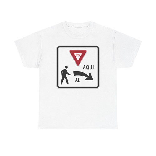 MUTCD-PR R1-5D (Puerto Rico) (Road Sign) T-Shirt
