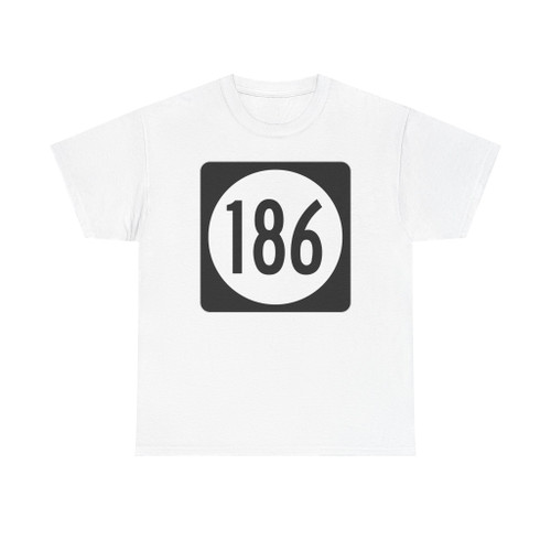 Iowa 186 (Iowa) (Road Sign) T-Shirt