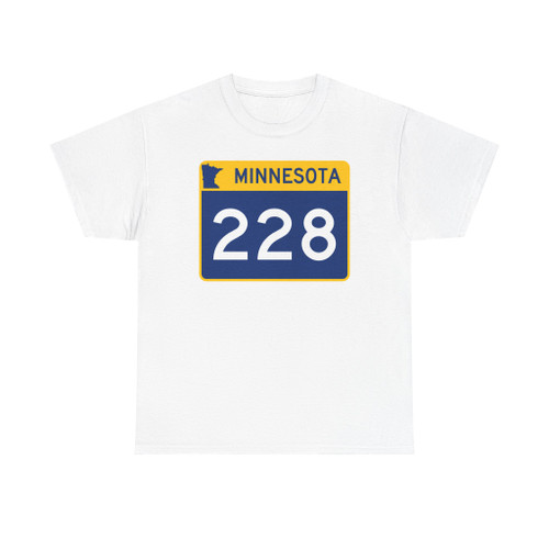 MN-228 wide (Minnesota) (Road Sign) T-Shirt