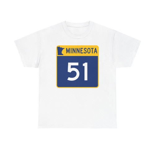 MN-51 (Minnesota) (Road Sign) T-Shirt