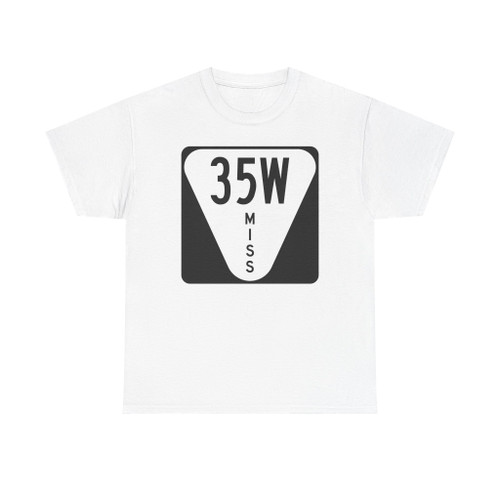 Mississippi 35W (Mississippi) (Road Sign) T-Shirt