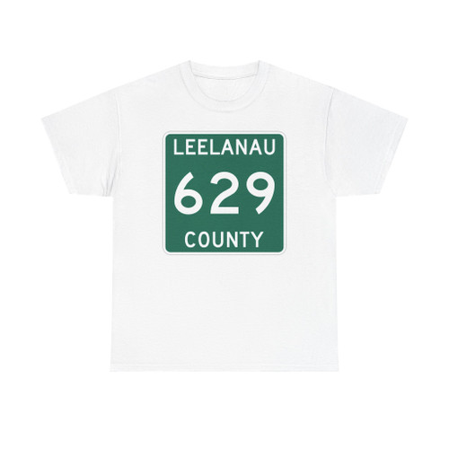 Michigan 629 Leelanau County (Michigan) (Road Sign) T-Shirt