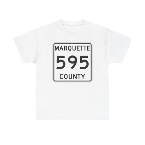 Michigan 595 Marquette County (Michigan) (Road Sign) T-Shirt